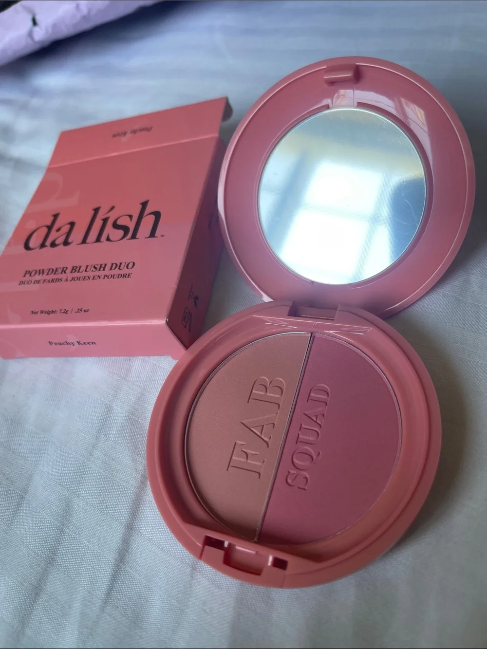 Powder Blush Duo — Peachy Pink Cheek Duo